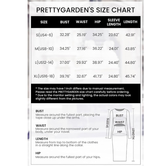 Womens Black Crewneck Pencil Fitted Bodycon Party Dress Size Large - Picture 5 of 6